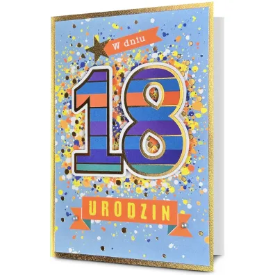 Pan Dragon Karnet Urodziny Osiemnastka