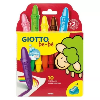 Giotto Kredki woskowe z temperwk 10 szt.