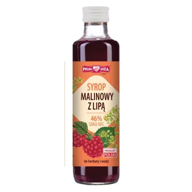 Polska R�a Syrop malinowy z lip� 250 ml
