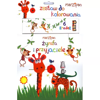 Marzipan. �yrafa i przyjaciele + kredki