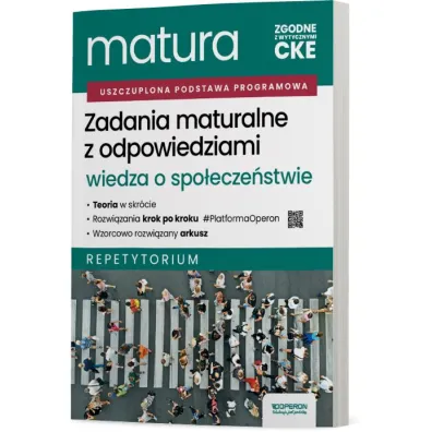 Matura 2026. Wiedza o spo�ecze�stwie. Zadania maturalne z odpowiedziami. Repetytorium. Zakres rozszerzony - Artur Derdziak