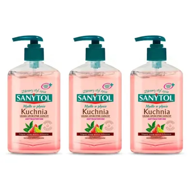 Sanytol Myd�o w p�ynie - Kuchnia Zestaw 3 x 250 ml