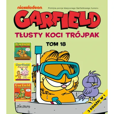 Garfield. T�usty koci tr�jpak. Tom 18 - Jim Davis