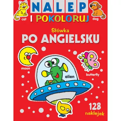 Nalep i pokoloruj. S��wka po angielsku