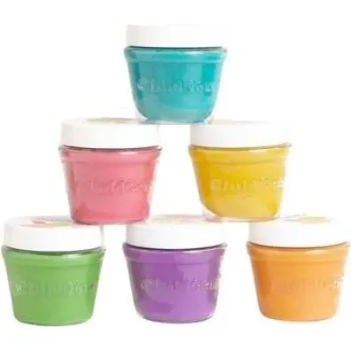 ChildGen Ciastolina naturalna w s�oiczkach pastel 6 kolor�w