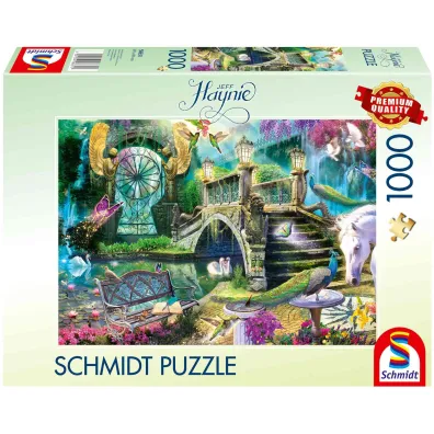 Puzzle PQ 1000 el. Tajemniczy ogr�d Schmidt
