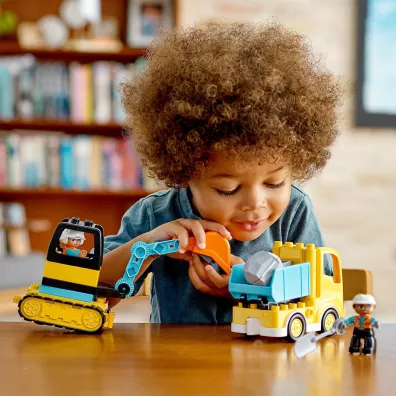 LEGO DUPLO Ciarwka i koparka gsienicowa 10931