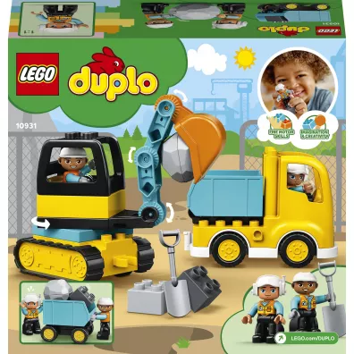 LEGO DUPLO Ciarwka i koparka gsienicowa 10931