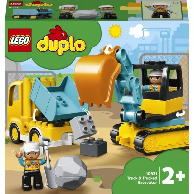 LEGO DUPLO Ciarwka i koparka gsienicowa 10931