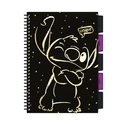Patio Ko�obrulion B5 Disney Gold Stitch project book 100 kartek wz�r 1