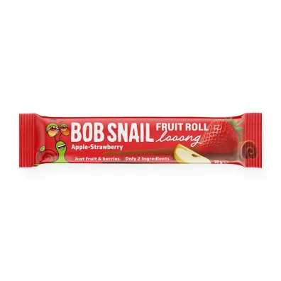 Bob Snail Przek�ska roll long jab�ko - truskawka 15 g