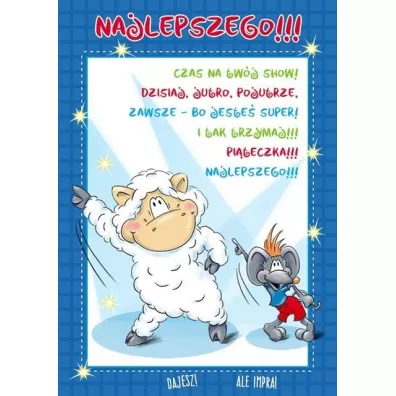Stamp Karnet Smile B6 + koperta. Wz�r nr 04