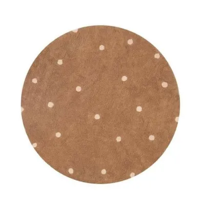 Dywan Round Dot Chestnut 140cm