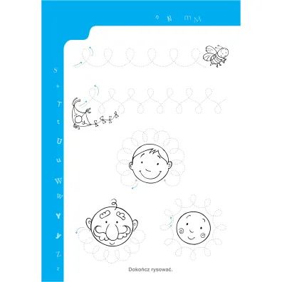 Ksi��eczka edu. A4 A B C. Ma�a szko�a  NAKLEJKI SKRZAT 076936 SK