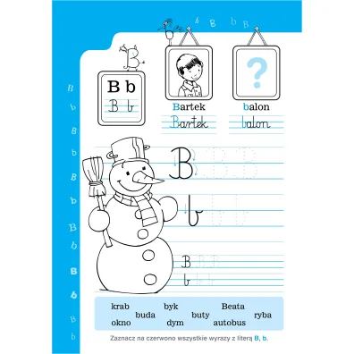 Ksi��eczka edu. A4 A B C. Ma�a szko�a  NAKLEJKI SKRZAT 076936 SK