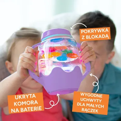 Glo Pals S�oik sensoryczny do nape�nienia wod�, kolor szary