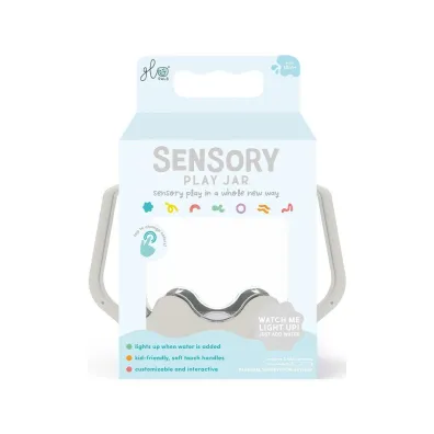 Glo Pals S�oik sensoryczny do nape�nienia wod�, kolor szary
