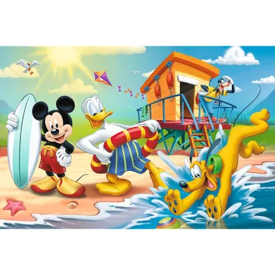 Puzzle 60 el. Ciekawy dzie� Mikiego i przyjaci� Trefl