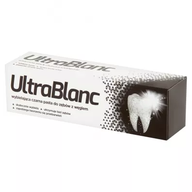 UltraBlanc Wybielaj�ca czarna pasta do z�b�w z w�glem 75 ml