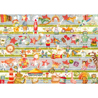 Puzzle 1000 el. Kraina zabawek Enjoy