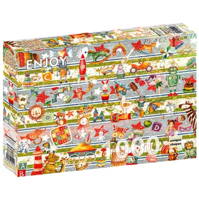 Puzzle 1000 el. Kraina zabawek Enjoy