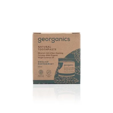 Georganics Mineralna pasta do z�b�w w s�oiku English Peppermint 60 ml