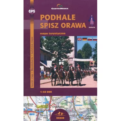Podhale Spisz Orawa Mapa turystyczna 1:50 000