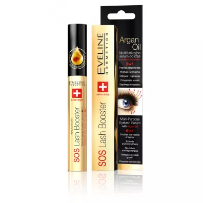 Eveline Cosmetics Sos Lash Booster multifunkcyjne serum do rz�s z olejkiem arganowym 10 ml