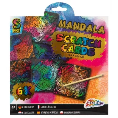 Scratch Cards mandala 6 zdrapek Grafix