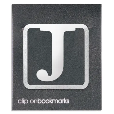 If Metalowa zak�adka - Litera J Clip-on