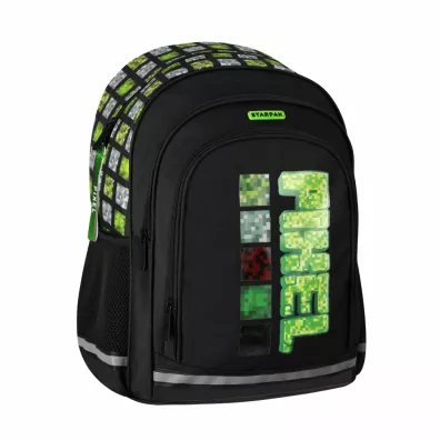 Plecak szkolny Pixel zielony STARPAK 527187