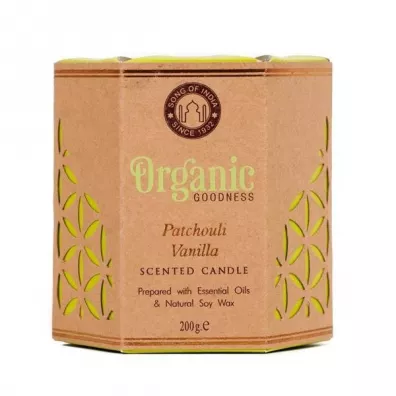 Song Of India Sojowa �wieca zapachowa - Patchouli Vanilla 200 g