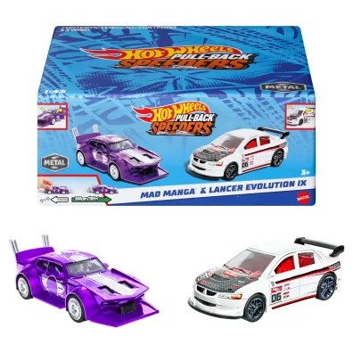 Hot Wheels. Pull-Back Speeders 2-pak mix Mattel