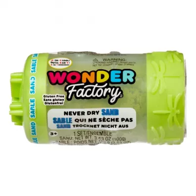 Wonder Factory Never Dry Sand Singles - Lime Green Mga Entertainment