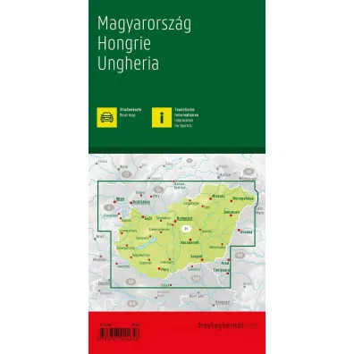 Mapa W�gry 1:400 000