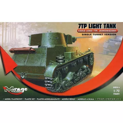 Czog Lekki Jednowieowy 7TP Polski Mirage