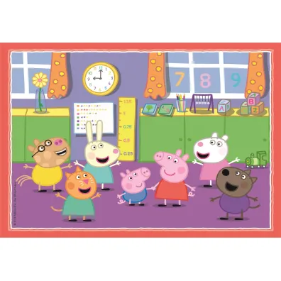 Puzzle 4w1 - SuperColor. Peppa Pig (12+16+20+24 el.) Clementoni