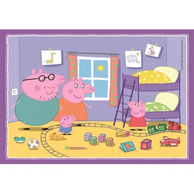 Puzzle 4w1 - SuperColor. Peppa Pig (12+16+20+24 el.) Clementoni