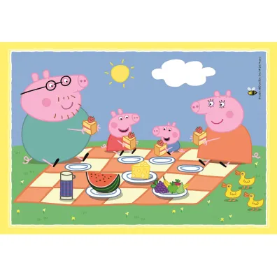 Puzzle 4w1 - SuperColor. Peppa Pig (12+16+20+24 el.) Clementoni