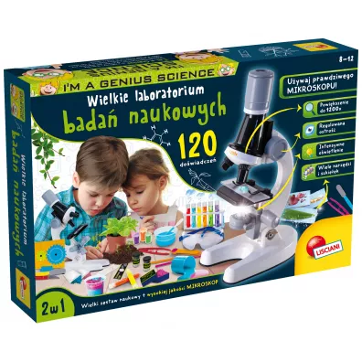 Wielkie laboratorium bada� Ma�y Geniusz 304-PL89338 Lisciani