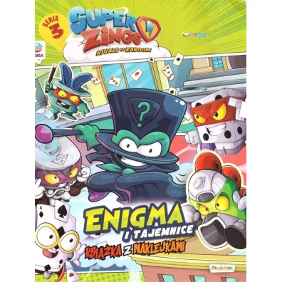 SuperZings Enigma i tajemnice. Ksi��ka z naklejkami. Seria 3