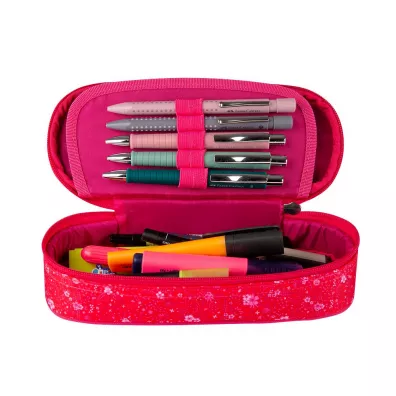 Oxford Pirnik z klapk Floral ciemnorowy
