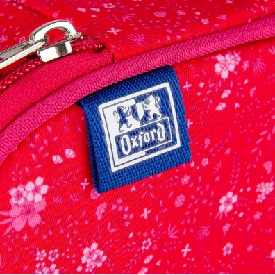 Oxford Pirnik z klapk Floral ciemnorowy
