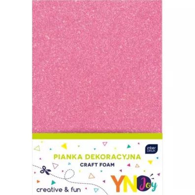 Interdruk Pianka dekoracyjna brokatowa Pastel 5 szt.