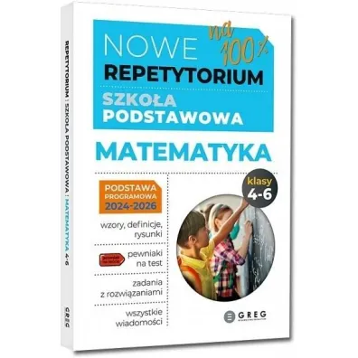 Nowe Repetytorium - szkoa podstawowa. Matematyka, kl. 4-6 - 2024-2026