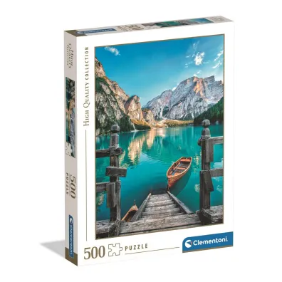 Puzzle 500 el. Braies Lake Clementoni