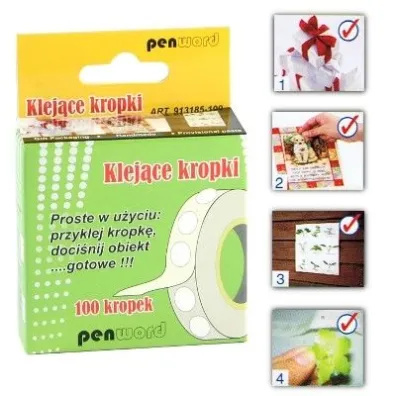 Polsirhurt Klej�ce kropki 100 szt.