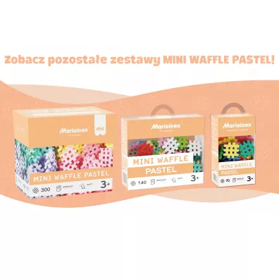 Mini Waffle Pastel 70 elementw