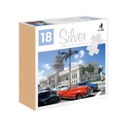 Puzzle 48 el. Samochody Silver Alexander