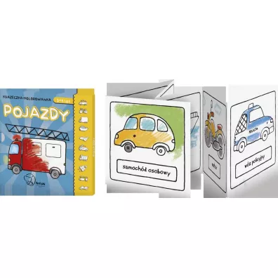Ksi��eczka kolorowanka pojazdy